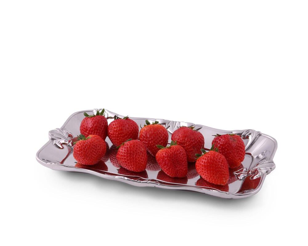 Fleur-De-Lis Bread Tray 6" x 12" by Arthur Court Designs 1
