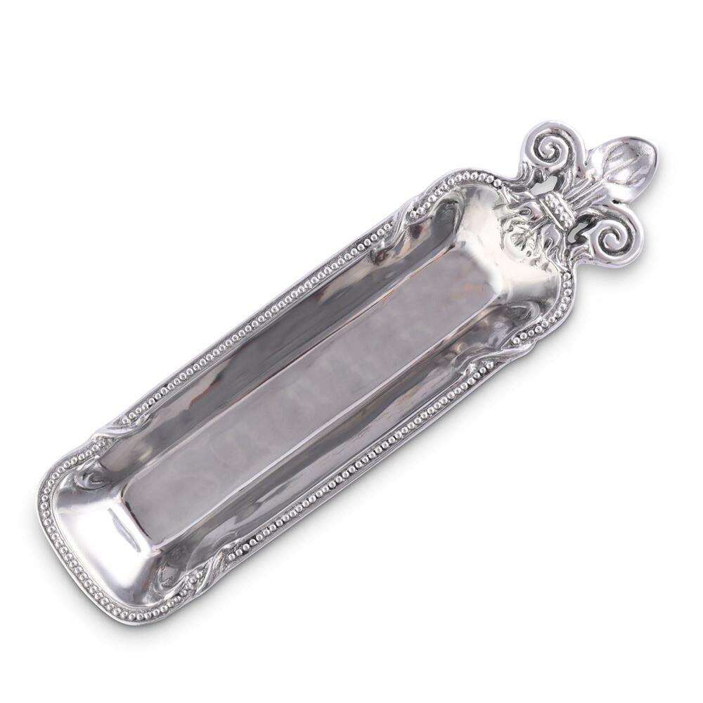 Fleur De Lis Cracker Serving Tray by Arthur Court Designs 1