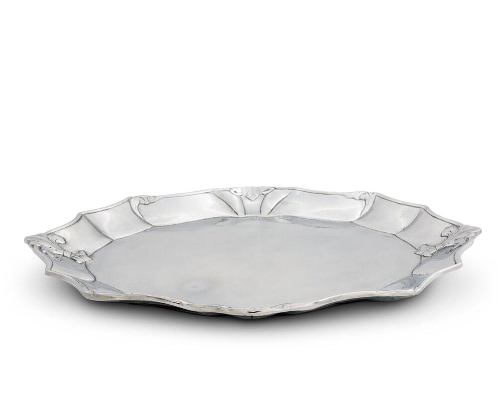 Fleur-De-Lis Oval Platter by Arthur Court Designs 1