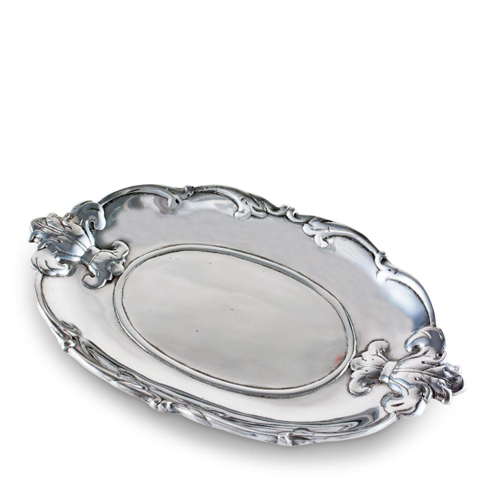 Fleur-De-Lis Oval Tray by Arthur Court Designs