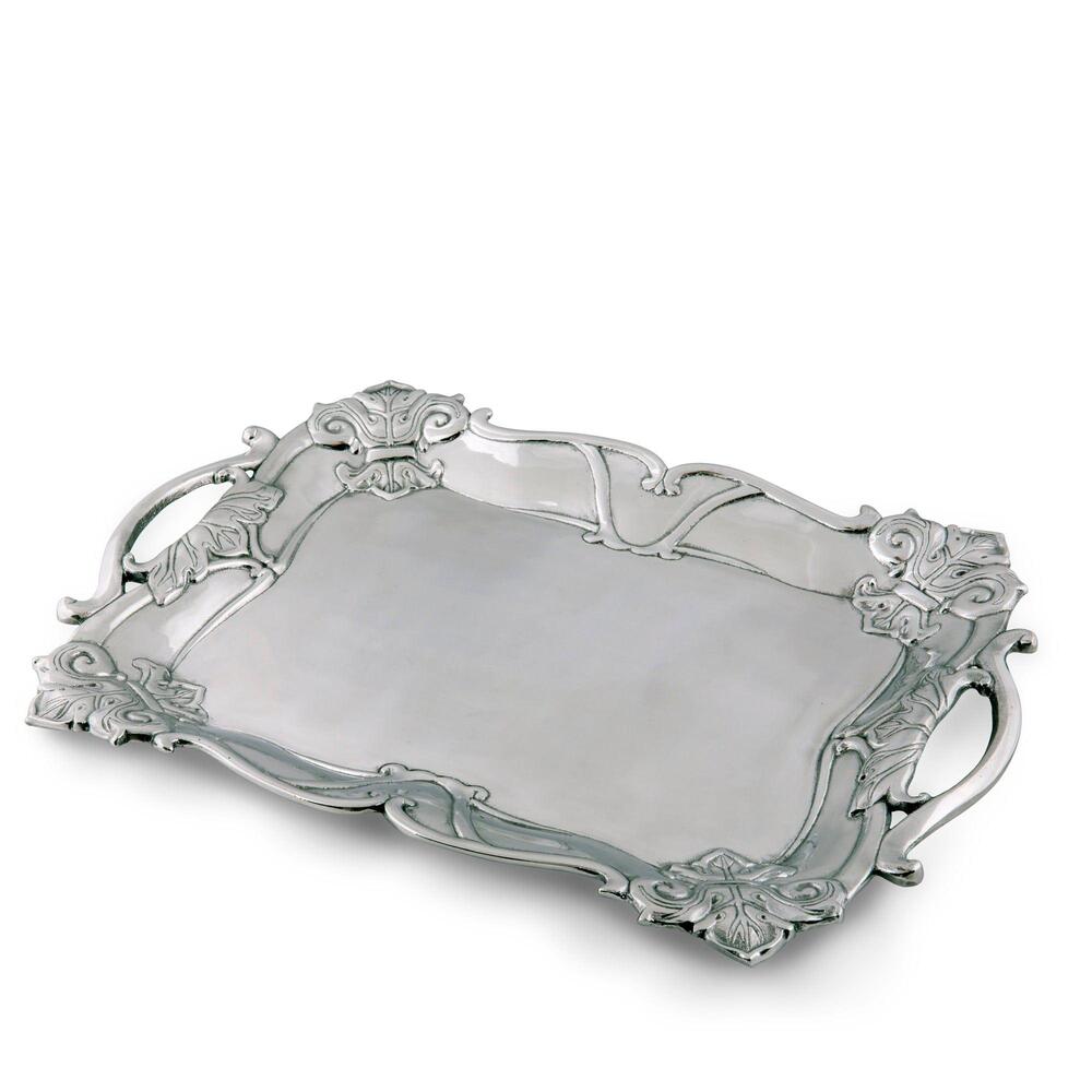 Fleur-De-Lis Rectangle Tray by Arthur Court Designs