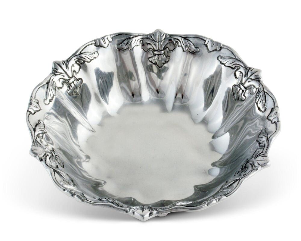 Fleur-De-Lis Salad Bowl 12" by Arthur Court Designs 3
