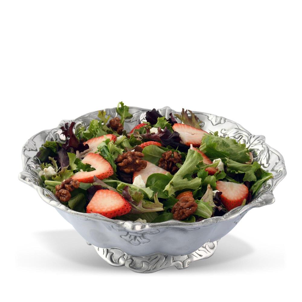 Fleur-De-Lis Salad Bowl 12" by Arthur Court Designs 5