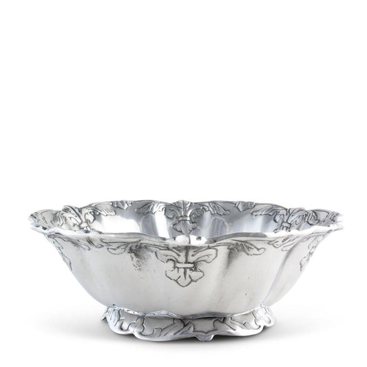 Fleur-De-Lis Salad Bowl 12" by Arthur Court Designs