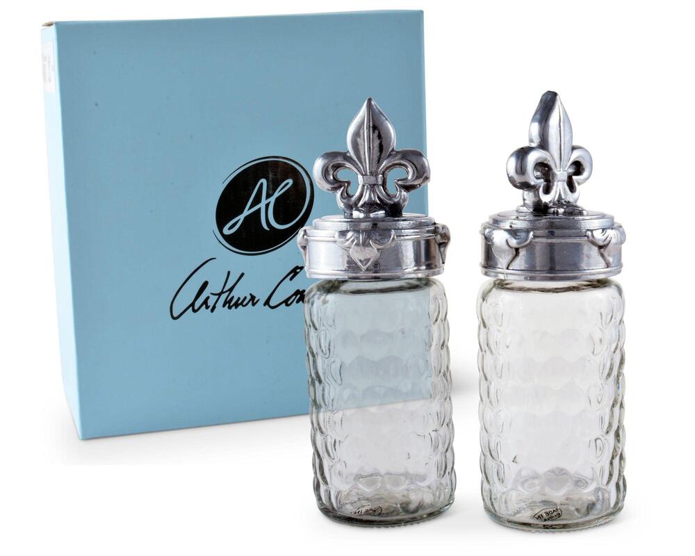 Fleur-De-Lis Salt & Pepper Set by Arthur Court Designs 6