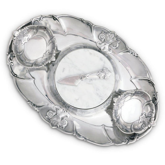 Fleur-De-Lis Tray Entertainment by Arthur Court Designs