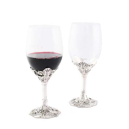 Fleur-De-Lis Wine Glass by Arthur Court Designs