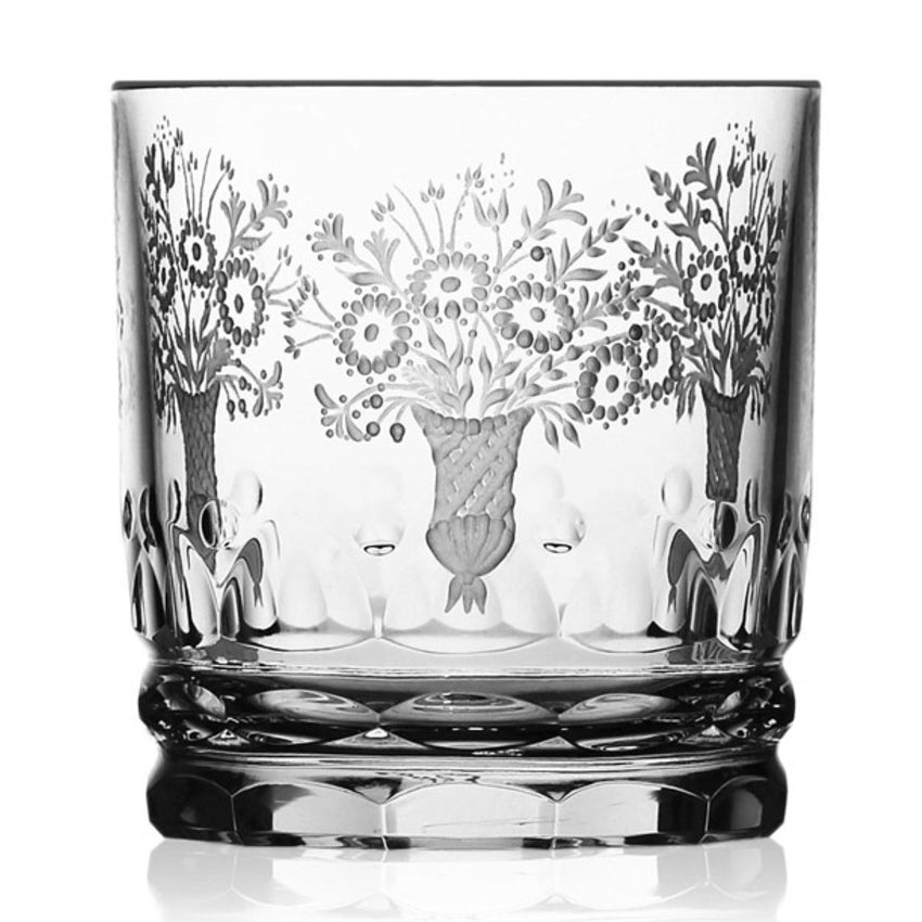 Florence Clear Double Old Fashioned Glass by Varga Crystal