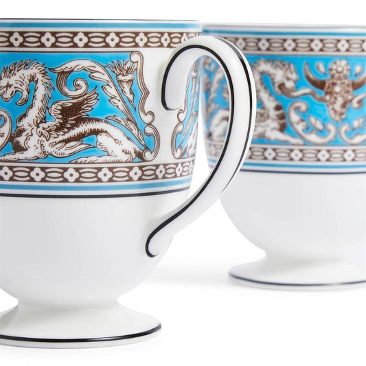 Florentine Turquoise Mug, Set Of 2 by Wedgwood Additional Image - 1