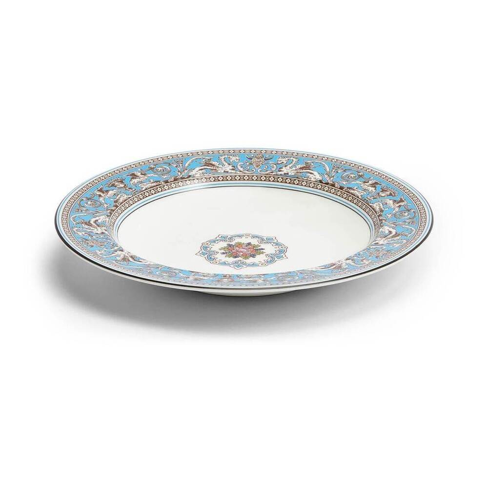 Florentine Turquoise Soup Plate 23 cm by Wedgwood Additional Image - 1