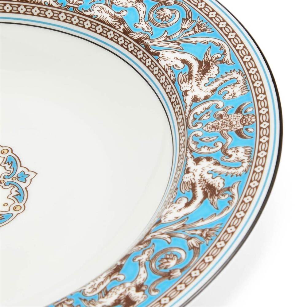 Florentine Turquoise Soup Plate 23 cm by Wedgwood Additional Image - 3