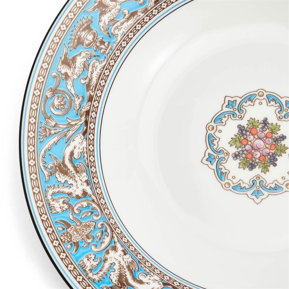Florentine Turquoise Soup Plate 23 cm by Wedgwood Additional Image - 4