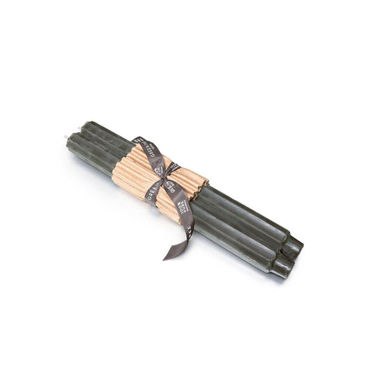 Fluted Church Taper Candle Duo by Simon Pearce
