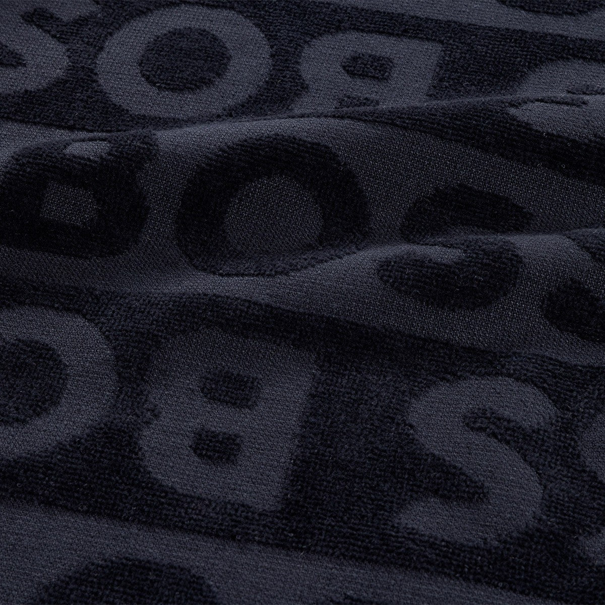 Font Jacquard Velour Beach Towel by Yves Delorme 3