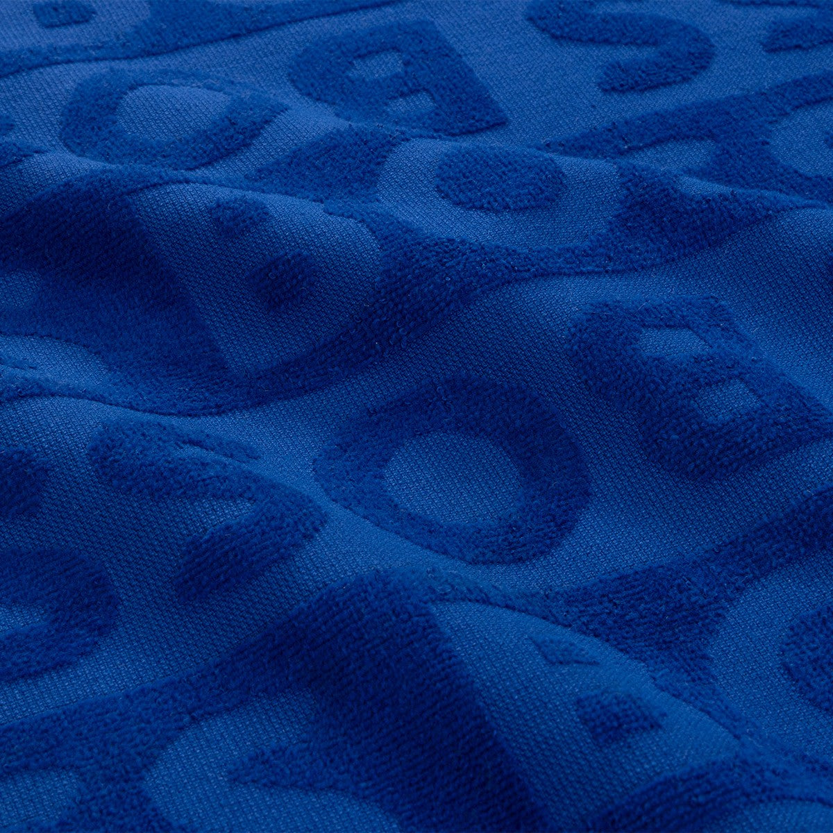 Font Jacquard Velour Beach Towel by Yves Delorme 7