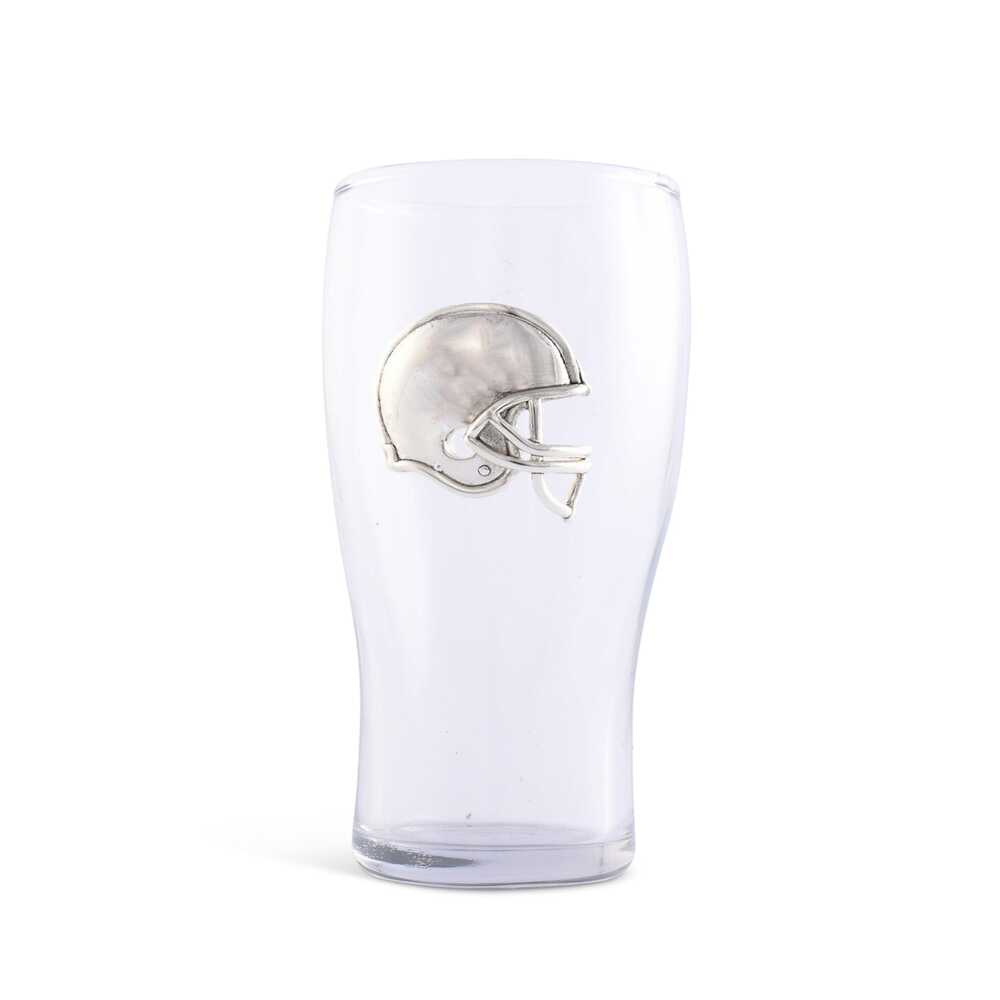 Football Beer Pint Glass - Set of 4 by Arthur Court Designs 2