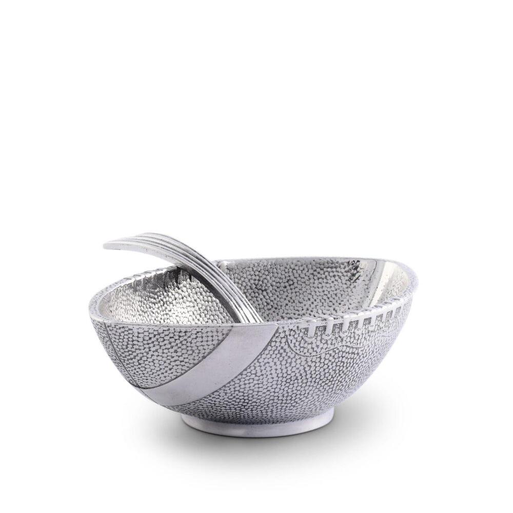 Football Condiment Bowl with Spoon by Arthur Court Designs 1