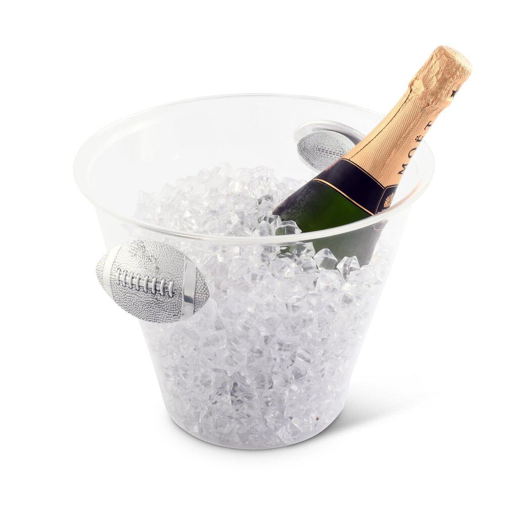 Football Handle Acrylic Ice Bucket by Arthur Court Designs 1