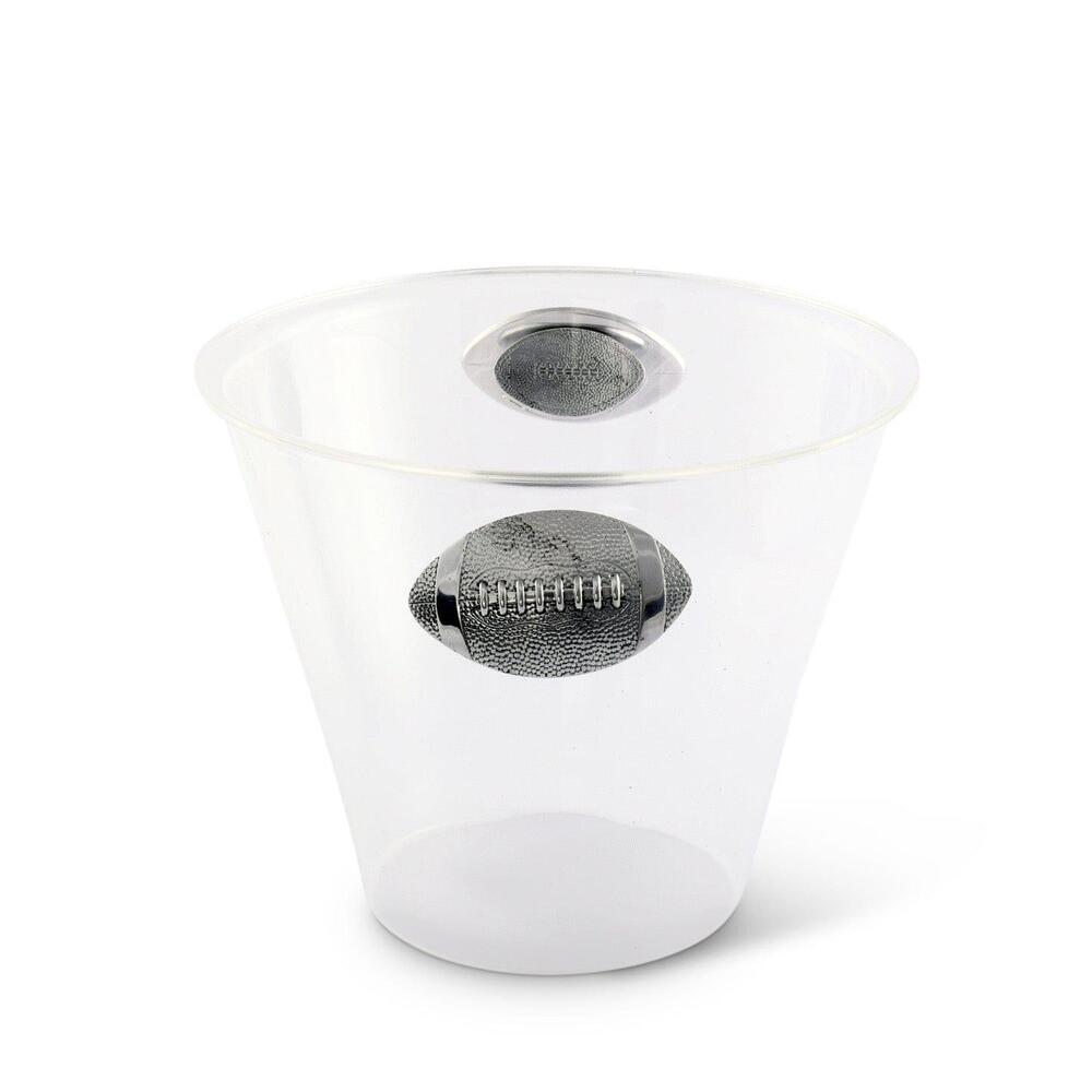 Football Handle Acrylic Ice Bucket by Arthur Court Designs 2