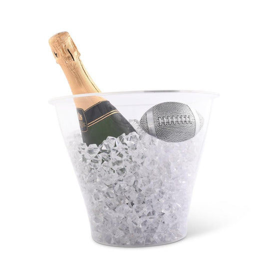 Football Handle Acrylic Ice Bucket by Arthur Court Designs