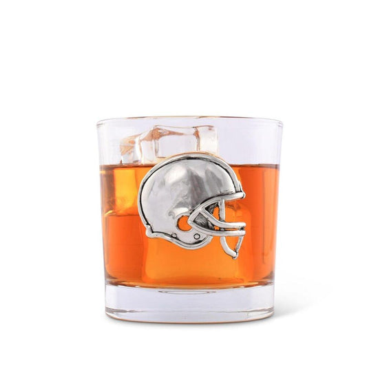 Football Helmet Bar Glass Set of 4 by Arthur Court Designs 1