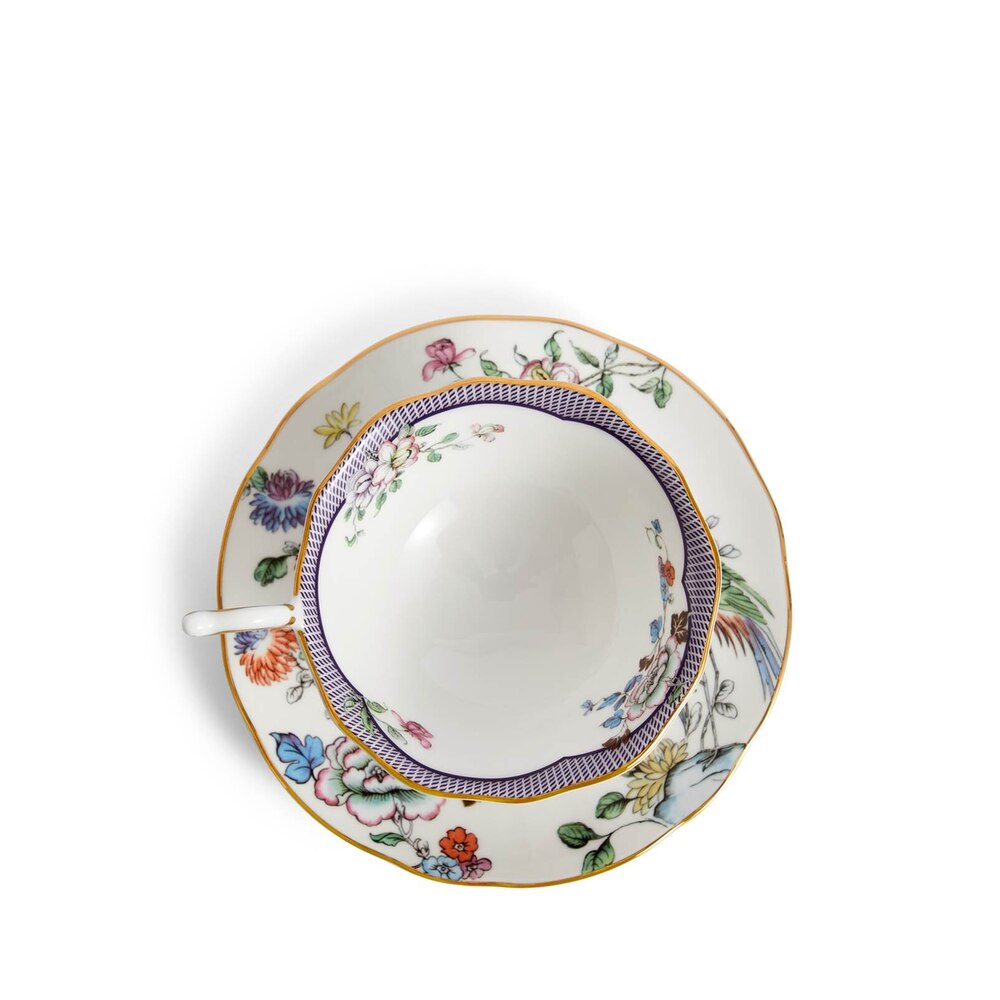 Fortune Teacup & Saucer by Wedgwood Additional Image - 3