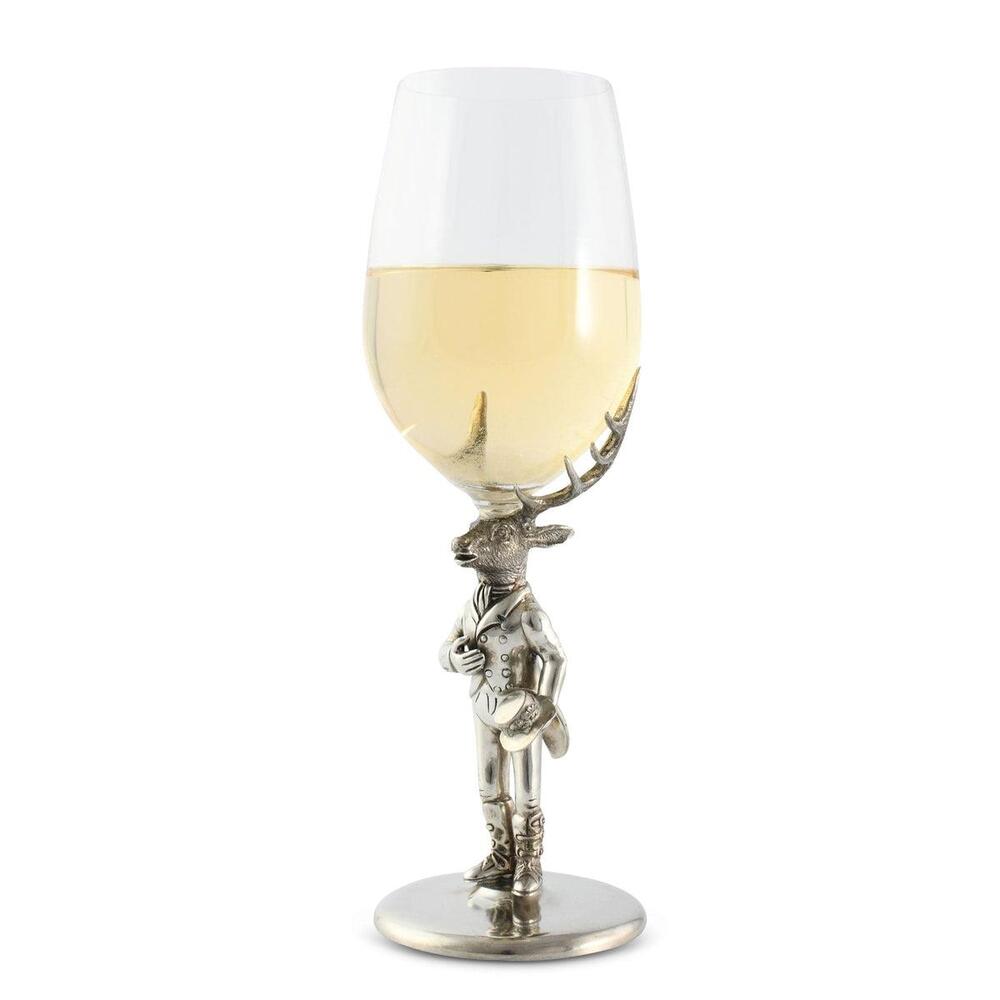 Gentleman Elk Wine Glass by Vagabond House 1