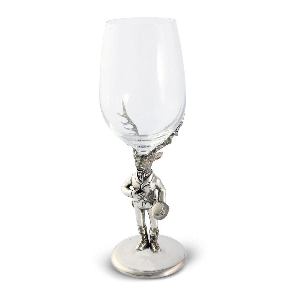 Gentleman Elk Wine Glass by Vagabond House 2