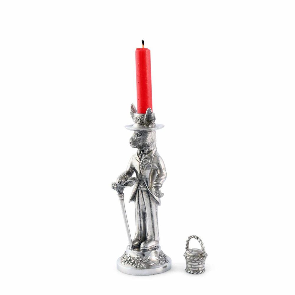 Gentleman Hare Short Candlestick by Vagabond House 2