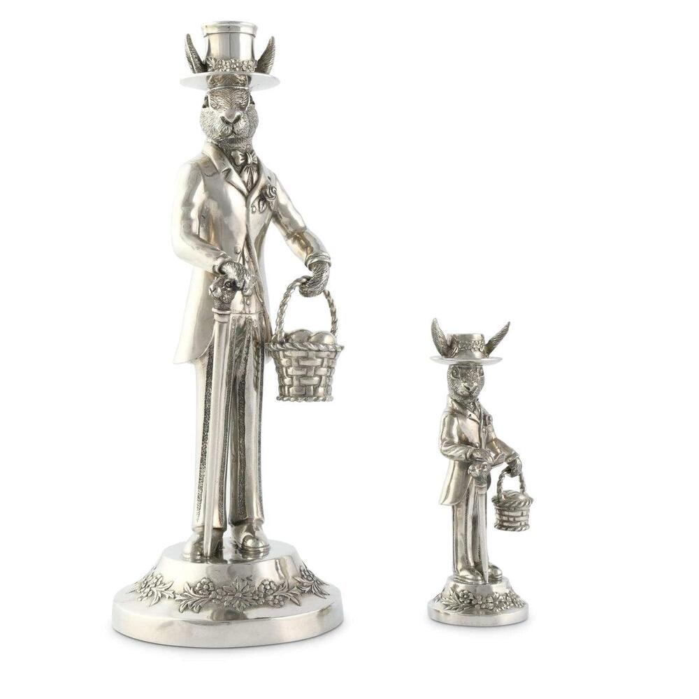 Gentleman Hare Short Candlestick by Vagabond House 5