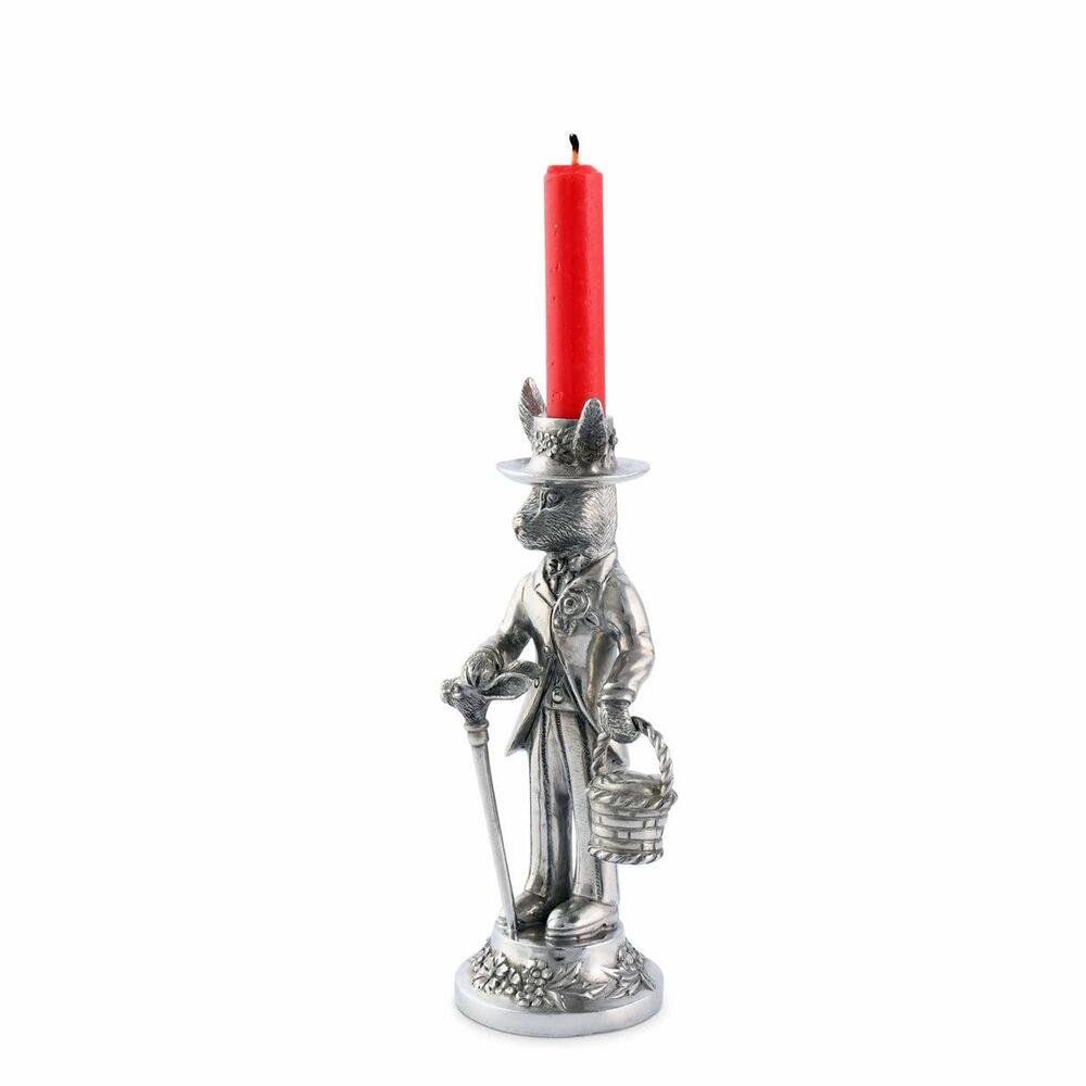 Gentleman Hare Short Candlestick by Vagabond House