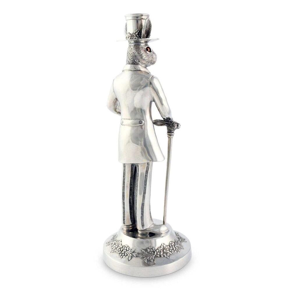Gentleman Hare Tall Candlestick by Vagabond House 4