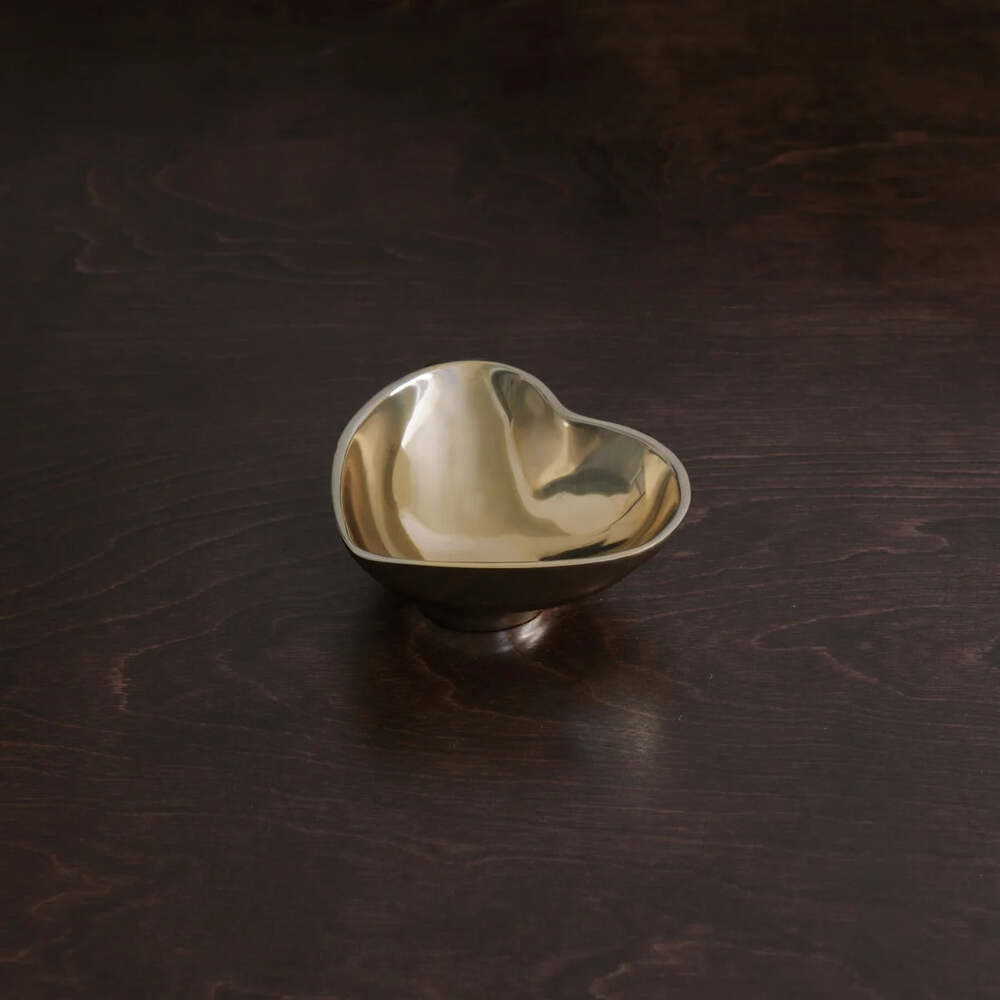 Giftables Heart Mini Bowl - Gold by Beatriz Ball