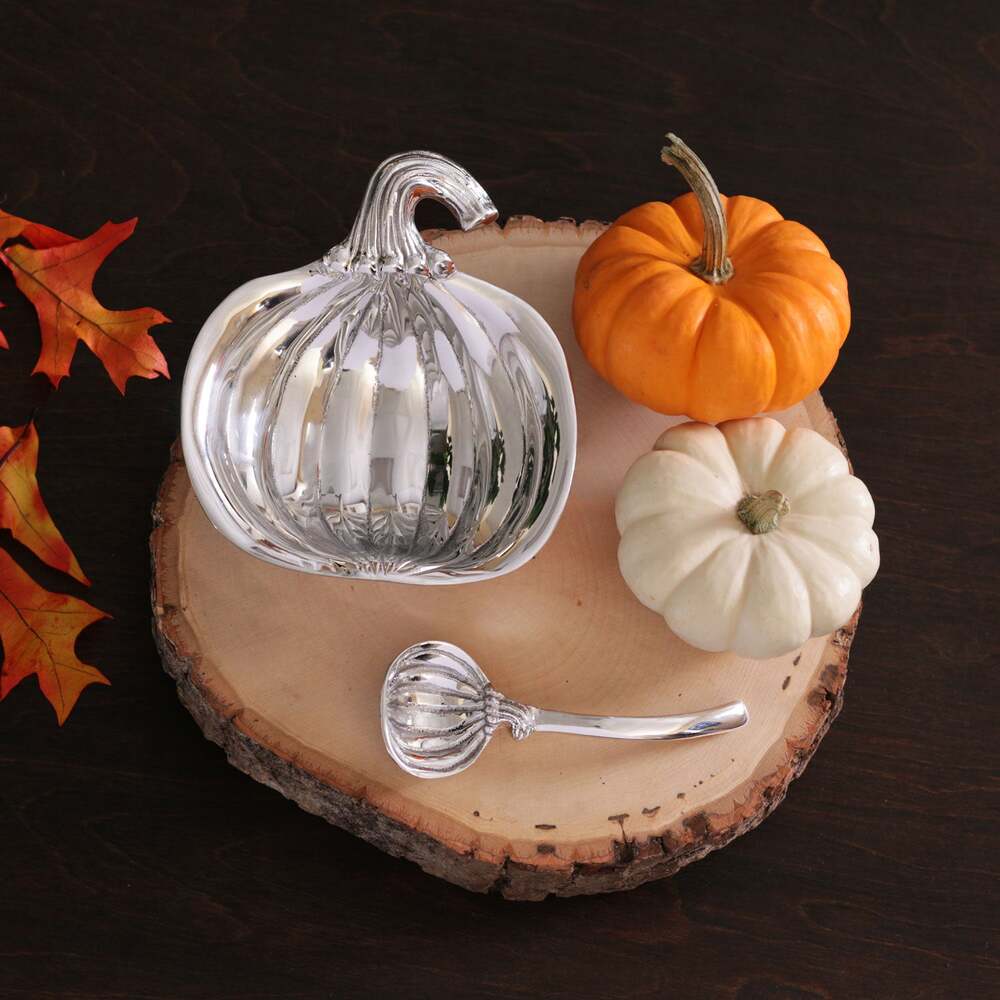 Giftables Holiday Pumpkin Bowl with Spoon by Beatriz Ball 3