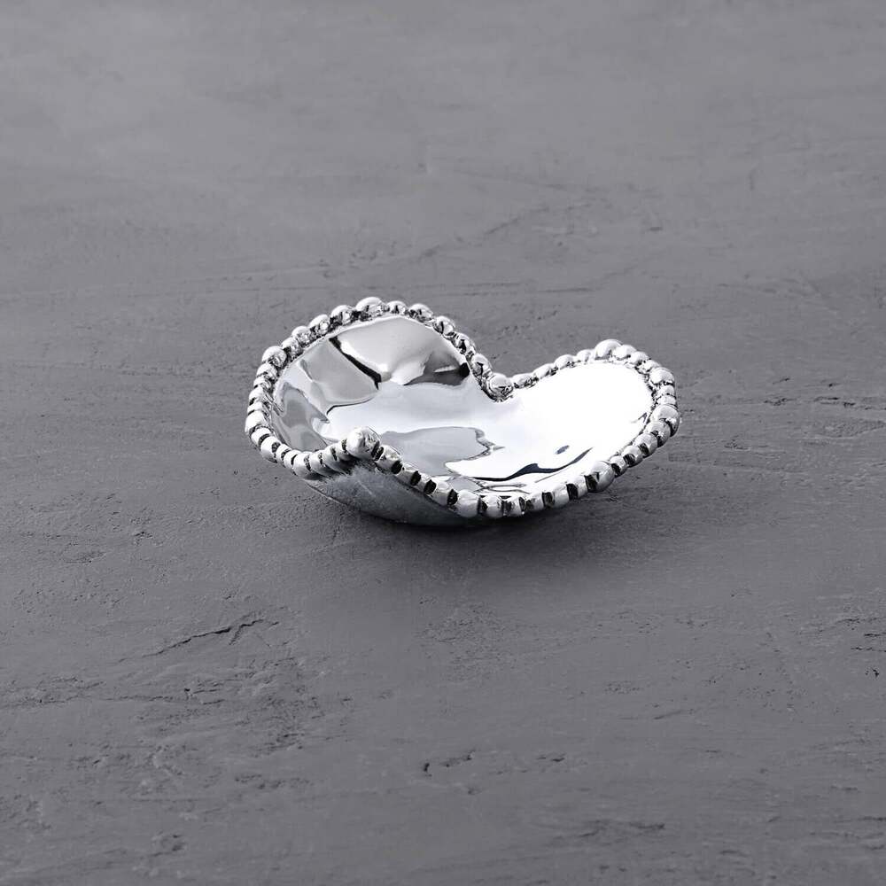 Giftables Organic Pearl Heart Bowl by Beatriz Ball