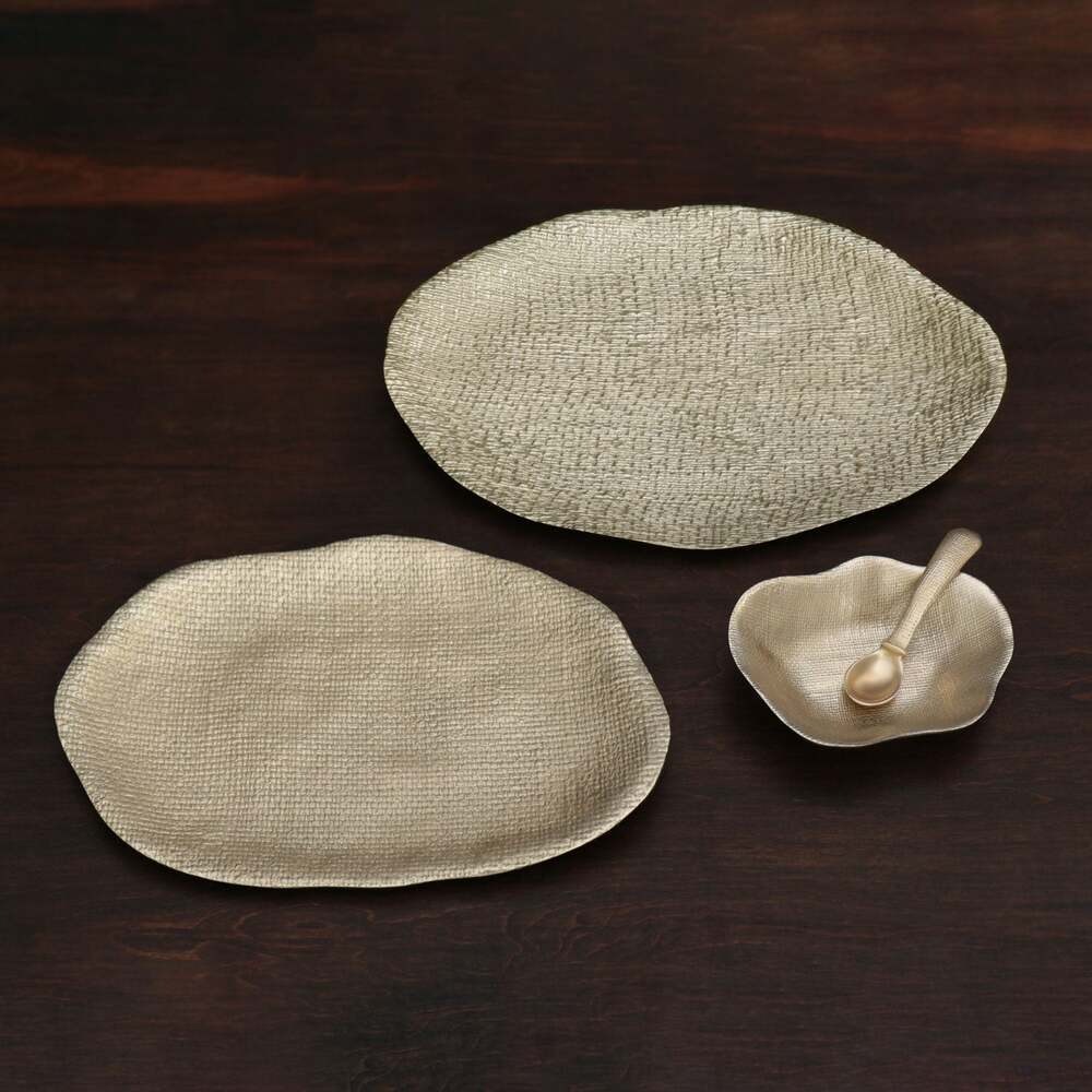 Giftables Sierra Modern Kioto Mini Bowl with Spoon - Gold by Beatriz Ball 3