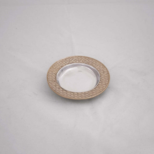 Giftables Sierra Modern Nassau Wine Coaster - Silver & Gold by Beatriz Ball 1