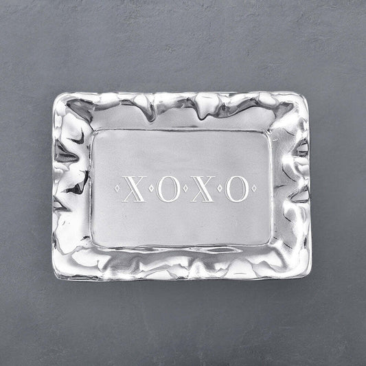 Giftables Vento Rectangular Engraved Tray- Xoxo by Beatriz Ball
