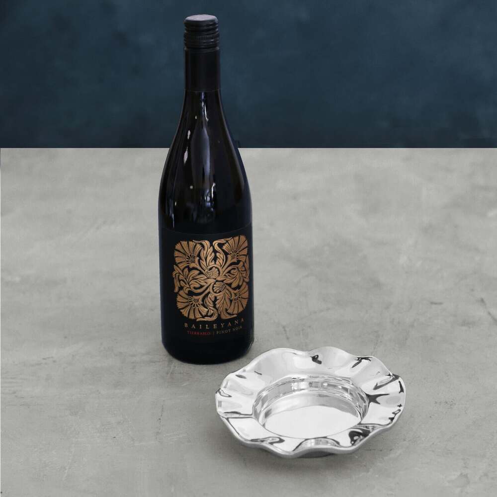 Giftables Vento Silver Wine Coaster by Beatriz Ball 2