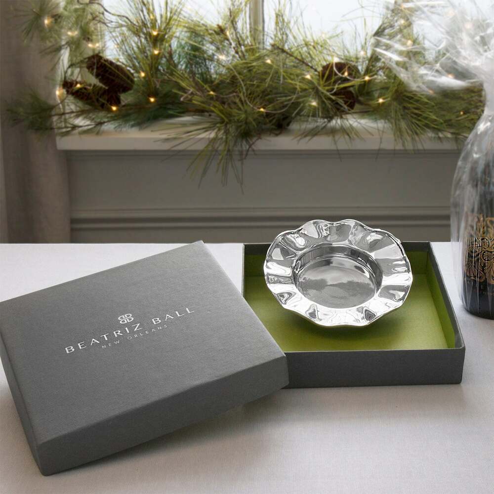 Giftables Vento Silver Wine Coaster by Beatriz Ball 4