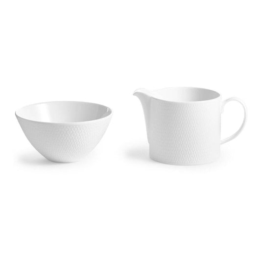 Gio Sugar Bowl And Milk / Cream Jug by Wedgwood