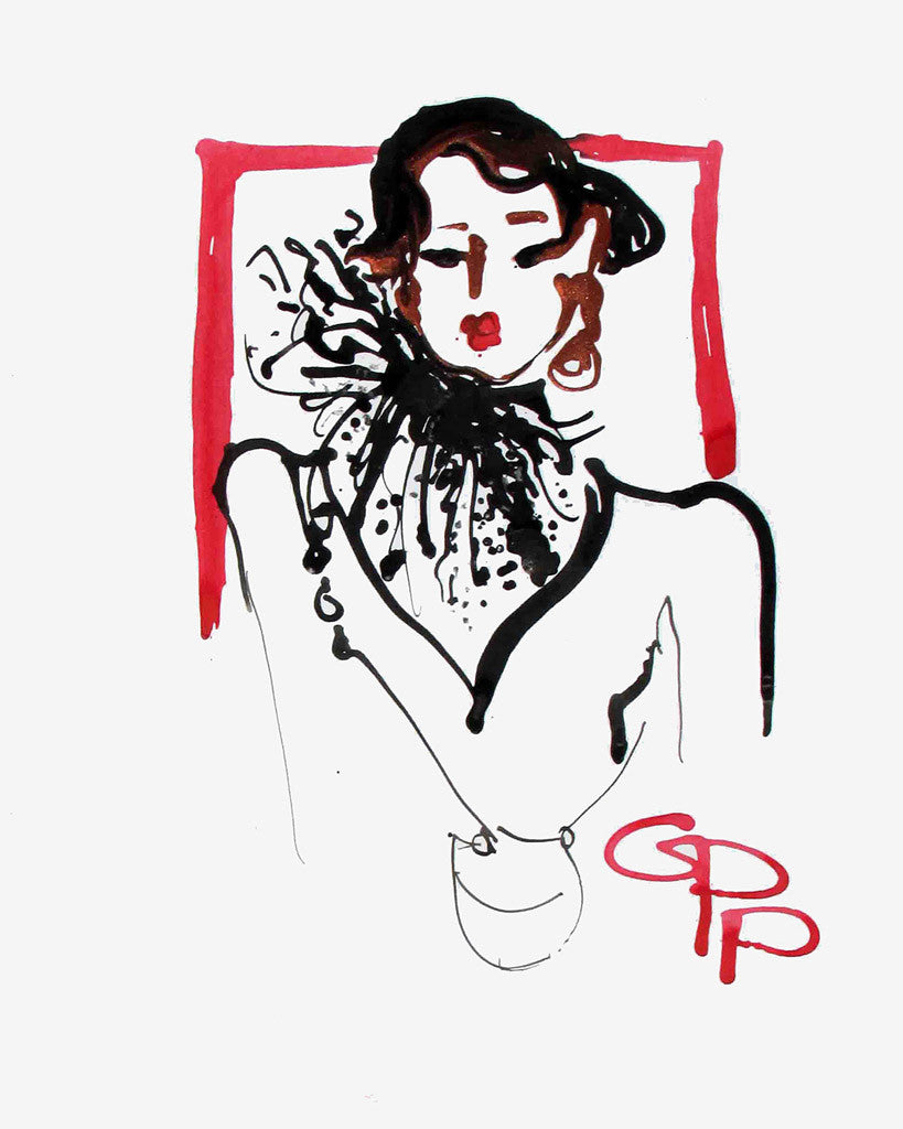 Giorgo Armani loves women - Gladys Perint Palmer by Tiger Flower Studio Additional Image -