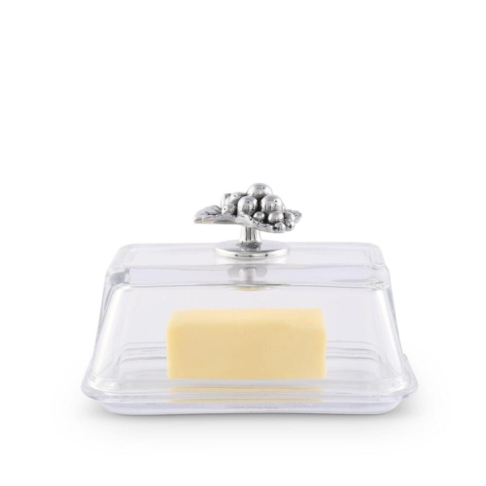Glass Butter Dish - Grape by Arthur Court Designs 1