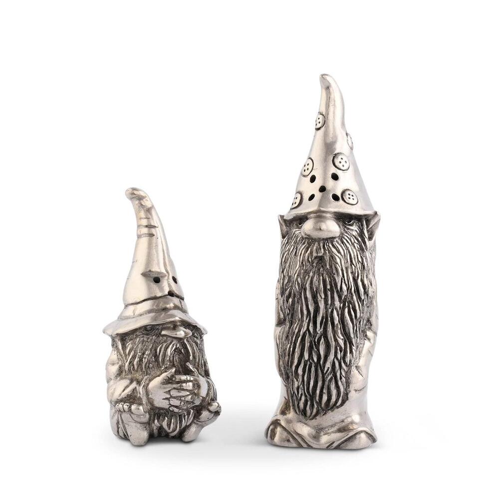 Gnome Pewter Salt and Pepper by Vagabond House