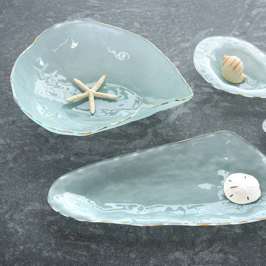 Gold Shell Volute by Annieglass Additional Image -1
