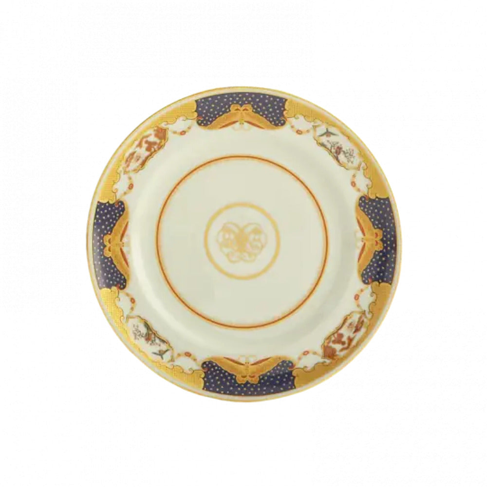 Golden Butterfly Bread & Butter Plate by Mottahedeh