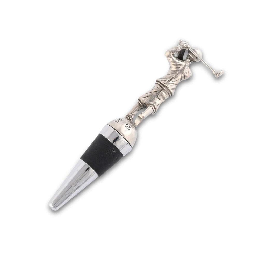 Golfer Bottle Stopper by Vagabond House 3