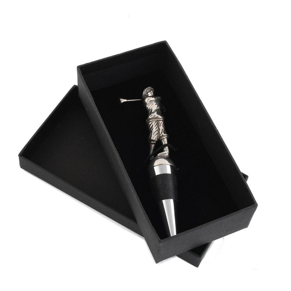 Golfer Bottle Stopper by Vagabond House 4