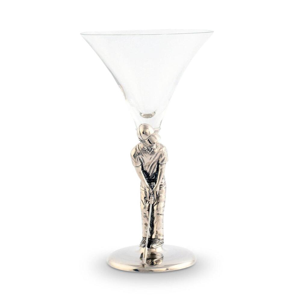 Golfer Cocktail Glass by Vagabond House 1