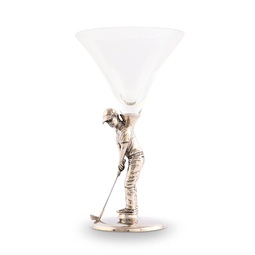 Golfer Cocktail Glass by Vagabond House 2